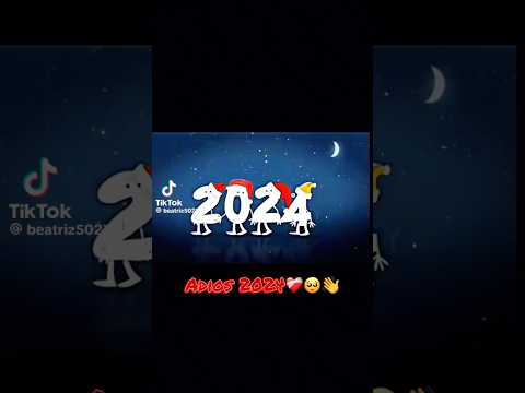 Adiós #2024. Feliz año Nuevo #2025. 👋😭 #song #music #tristesa
