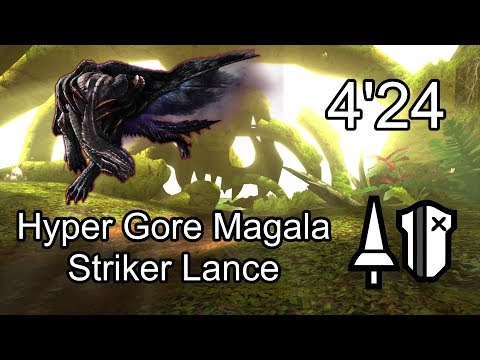 MHGU/MHXX - ★G4 Hyper Gore Magala 4'24 Striker Lance / 獰猛化ゴア・マガラ　ストライカーランス　黒蝕竜は禍々しく猛る
