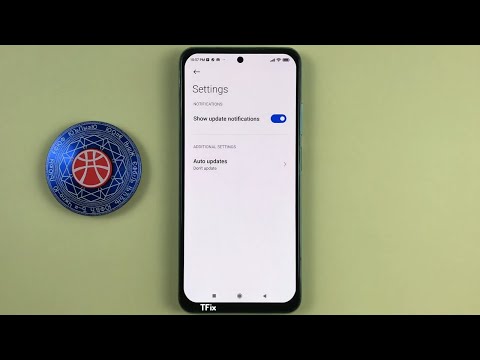 How to turn off update notifications, automatically update software Xiaomi Redmi Note 10 Android 11