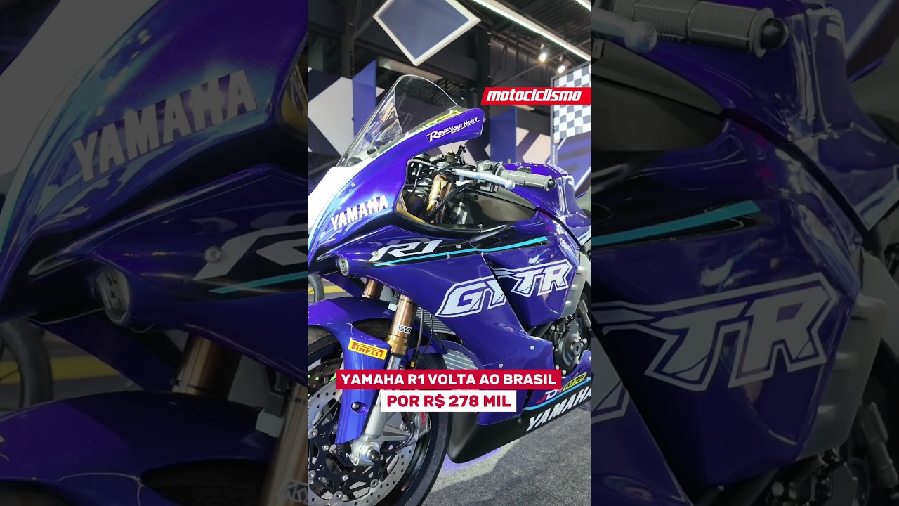 Yamaha R1 está de volta ao Brasil. Confira o preço!
