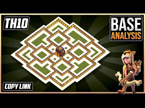 LEGENDARY TH10 HYBRID/TROPHY Base 2025!! COC Town Hall 10 (TH10) Trophy Base Design – Clash of Clans