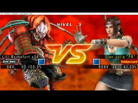 33_5 D Yoshimitsu vs Julia - TEKKEN DARK RESURRECTION PPSSPP v1.0