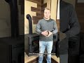 Турецька піч-камін на дровах та вугіллі до 150 м² чавунна Duval EM-5122 BL 15 кВт (59х80х55 см)