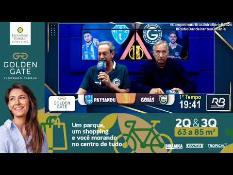 Túlio Isac narrando os Gols - Paysandu 1 x 1 Goiás / Brasileirão Série B