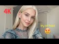 4k Micro Bikini Try On Haul Transparent Lingerie Shein Transparent Try On Haul
