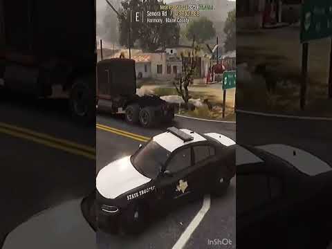 Dude ran the stop sign! #shortvideo #gta5 #lspdfr #gta5mods