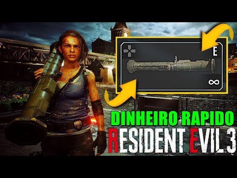 DINHEIRO RAPIDO E FACIL!! - RESIDENT EVIL 3 REMAKE (BAZUCA INFINITA)