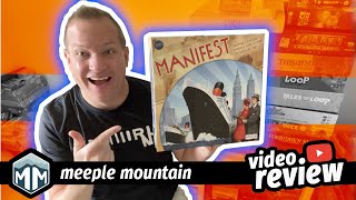 Manifest - How to Play & Review - Boardgame Brody