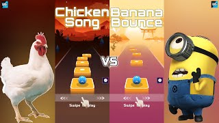 Chicken Song VS Banana Bounce Minion - Piano Music Hop
