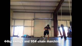 44kg Swings And 95# Chain Marching