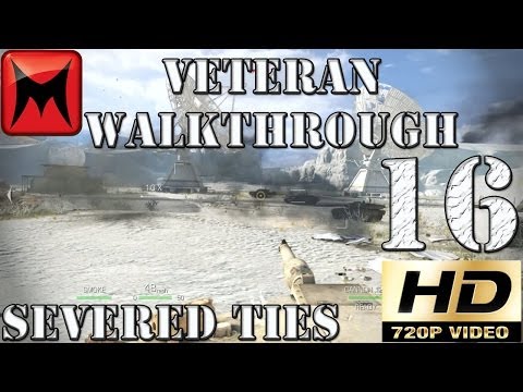 Call of Duty Ghosts Veteran Campaign Walkthrough Mission 16 "Severed Ties" HD720p