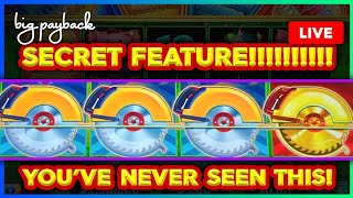 BUZZ SAW SAME ROW SECRET SUPER FEATURE! Huff N&; Even More Puff Slots! Video