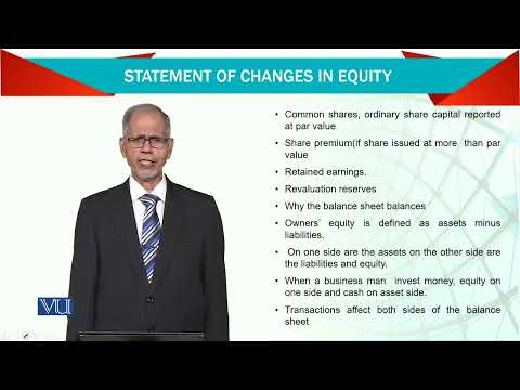 Statement of Changes in Equity | Advanced Financial Accounting | FIN711 Topic013