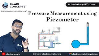 Pressure Measurement using Piezometer (Hindi)
