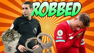 When Liverpool were ROBBED during a Match! ● Worst Refereeing Decisions EVER!