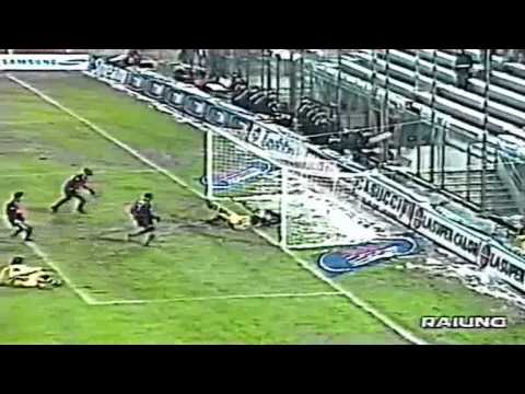 Serie A 1999-2000, day 10 Parma - Cagliari 3-1 (M'Boma, Crespo, 2 Di Vaio)