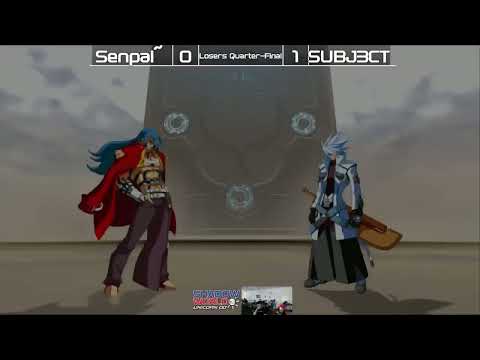Shadow World 100 BBCF2 Top 8 Qualifier Senpai (AZ) vs SUBJ3CT (RG)