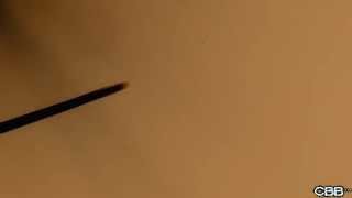 Hundred's of ORBS Gather Around Chemtrail with Slow Motion 1080p 60fps