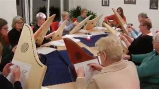 ♪♪Leise rieselt der Schnee♪♪ 🎶 Tischharfen Ensemble Saitenwind 🎶