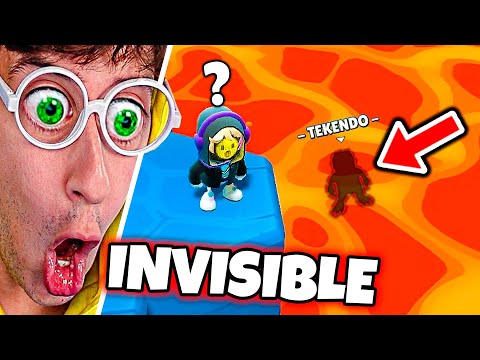 ESCONDITE de HACKER 😈 para GANAR +100.000 Gemas 💎🤑!! (soy invisible 😎) - Stumble Guys TEKENDO