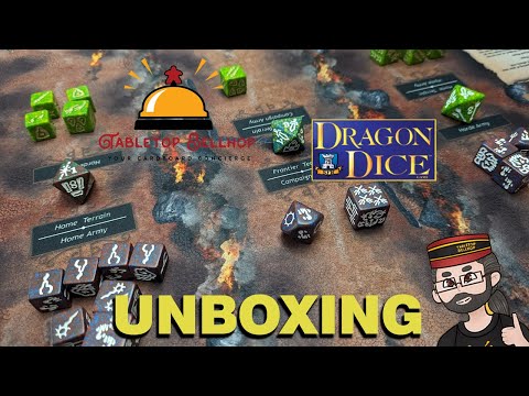 Unboxing the Dragon Dice 2 Player Starter Set Firewalker and Treefolk, Yes, Dragon Dice still lives!
