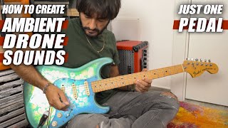 Video thumbnail for How to create AMBIENT DRONE Sounds || ONE BUDGET PEDAL || Zcat Stereo BIG REVERB TI by Perry Frank
