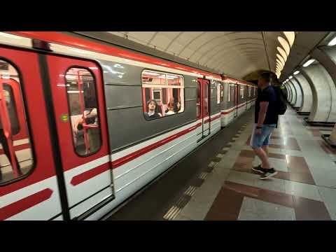 Prague Metro Ride ( Line B ) - Karlovo náměstí to Anděl | 27/05/25