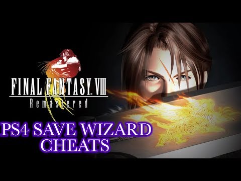 Final Fantasy VIII Remastered - Max Stats, Max Gil, Max Items Cheats - PS4 Save Wizard