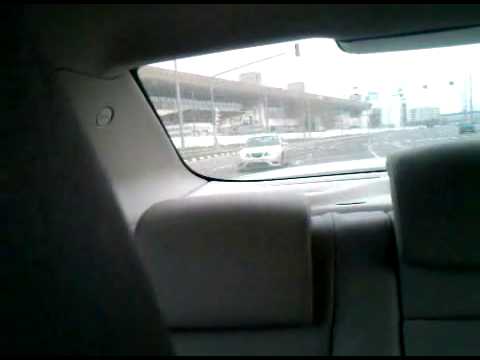 Saab 9-3 2.0T Hirsch 240hp vs Saab 9-3 2.8T 280hp stock drag v.2