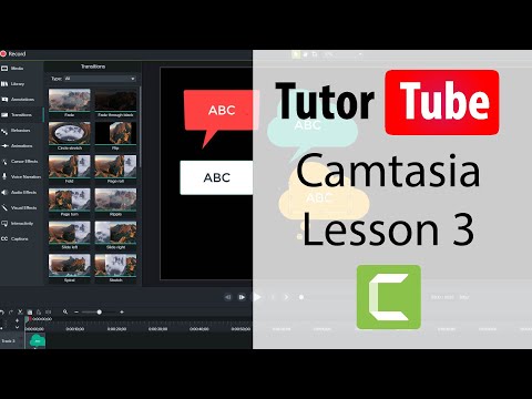 Camtasia Tutorial Lesson 1 Interface