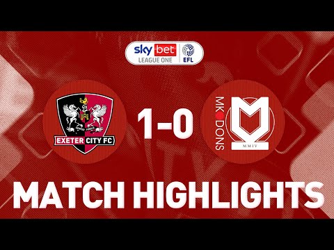HIGHLIGHTS: Exeter City 1 MK Dons 0 (3/9/22) EFL Sky Bet League One