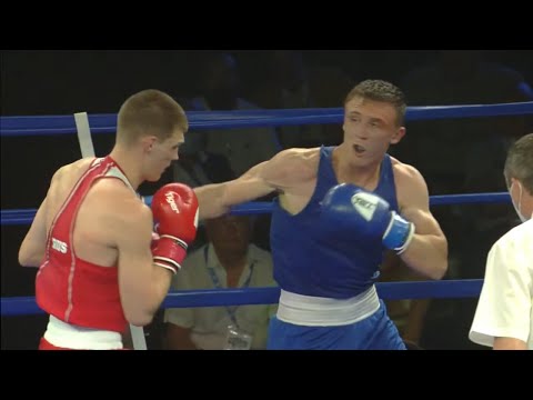EUBC U22  Finals (69kg) STUPIN IVAN (RUS) vs MOLODAN MAKSYM (UKR)