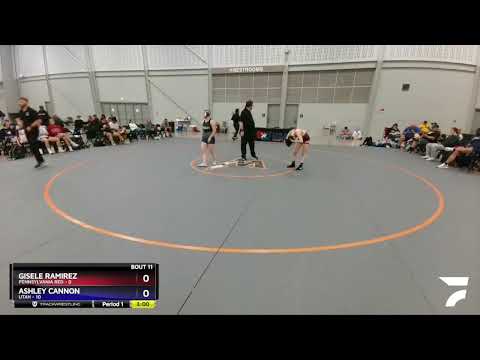 127 Lbs Round 4 (6 Team) - Gisele Ramirez, Pennsylvania Red Vs Ashley Cannon, Utah Cee5