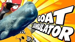 Goat Simulator: WHALE GOAT, CLASSY GOAT, EASTER EGGS AND MORE!!