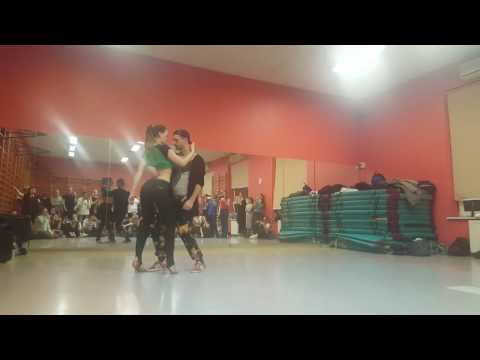 Łukasz Raś & Ewa Jankowska - bachata sensual demo in Warsaw