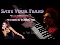 Save Your Tears The Weeknd (Piano cover | Slowed | Karaoke | Sheet music)