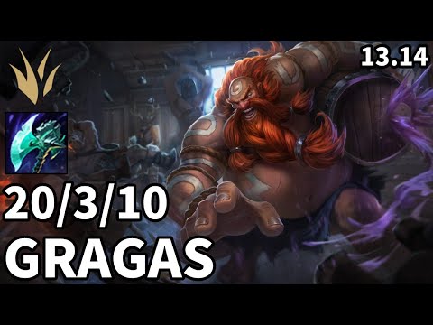 Gragas Jungle vs Evelynn - EUW Master | Patch 13.14