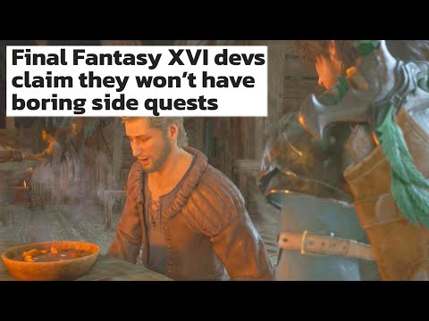 "Final Fantasy 16 side quests are unique and interesting"