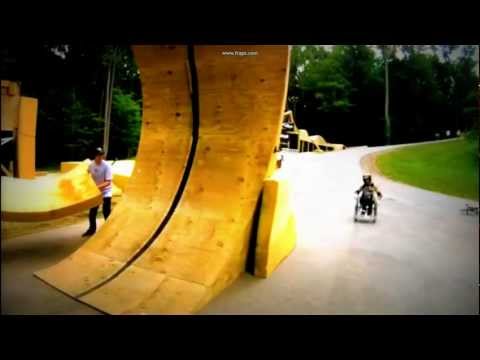Wheelchair dude doing the loop