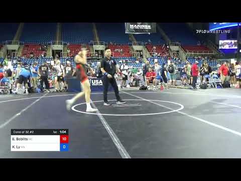 120 Lbs Consi Of 32 #2 - Evan Boblits, Maryland Vs Kai Ly, Massachusetts 0b80