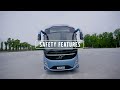 Volvo 9600 Sleeper Coach Safety Features