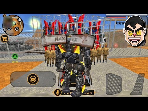 TRANSFORMER CAPTURED ARMY BASE | Vegas Crime Simulator - Gameplay (Android/iOS)