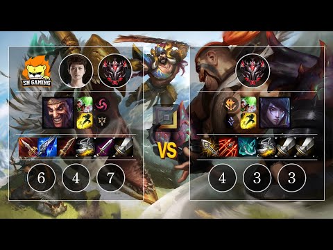 SN huanfeng Draven vs Aphelios Bot - KR GrandMaster Patch 10.10