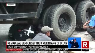 Download lagu Rem Gagal Berfungsi, Truk Melintang di Jalan | REDAKSI (22/02/22) mp3