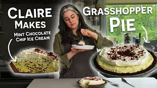 Claire Saffitz Makes Homemade Mint Chip Ice Cream Pie | Dessert Person