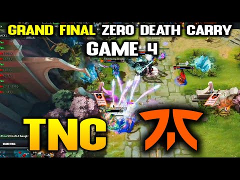 TNC vs FNATIC GRAND FINAL! 0 DEATH CARRY!! TI10 SEA Qualifier Game 4