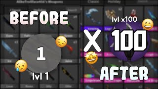 how to INCREASE level in MM2 super fast and BECOME a PRO!