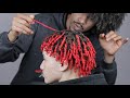 JUST A CUT 💈 fazendo cachos vermelhos em cabelo afro