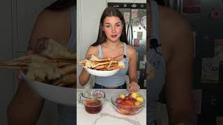 Crab VS imitation crab ? / Eva Miller TikTok #evamiller #tiktok #shorts #trending #ytshorts #short