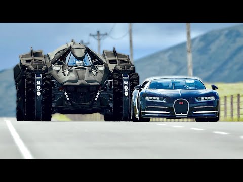 Batmobile vs Hypercars at Highlands